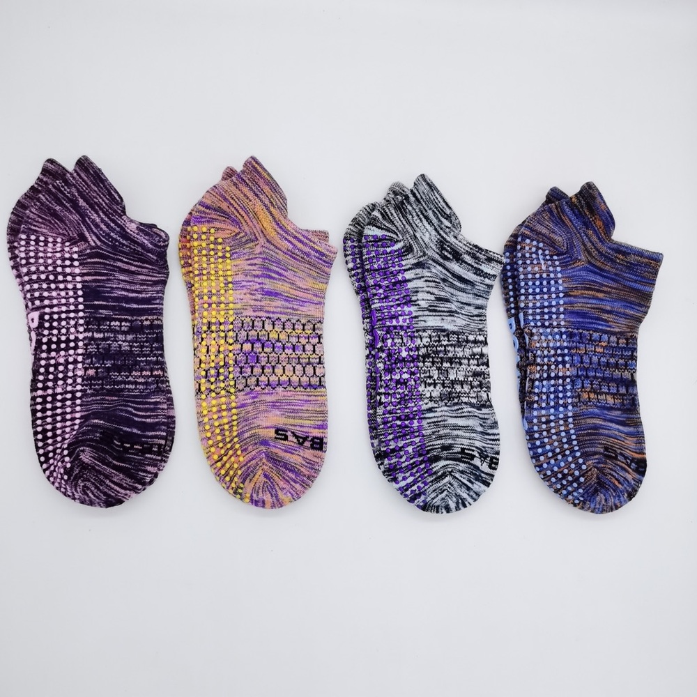 Bombas Women's 4 Pairs Gripper ankle Socks bee better Size Medium 6-10